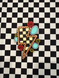 Western Checkered Car Freshie