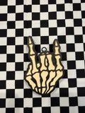 Skeleton Rock Hand Car Freshie
